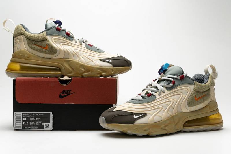 Nike Air Max 270 React ENG Travis Scott Cactus Trails