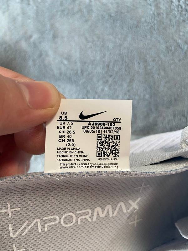 Nike Air VaporMax Flyknit 3 White Pure Platinum