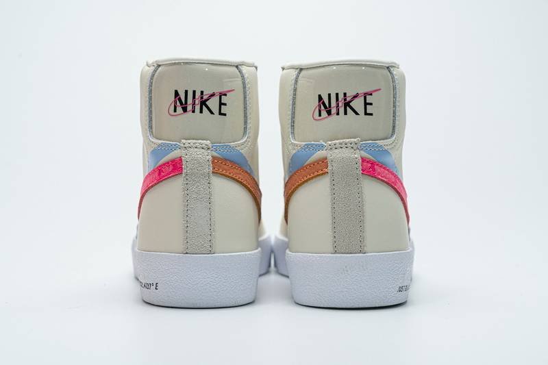 Nike Blazer Mid 77 Beige Pink Blue