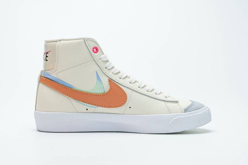 Nike Blazer Mid 77 Beige Pink Blue