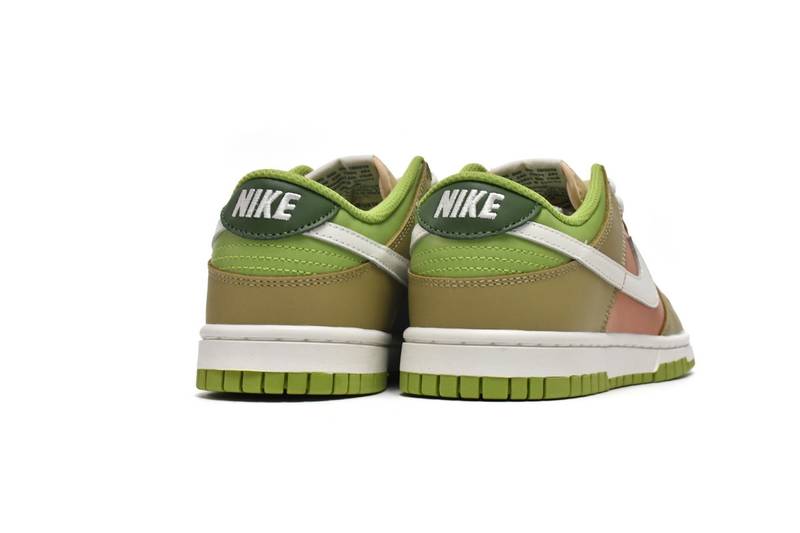 Nike Dunk Low Brown Veail Sail Vivid Green