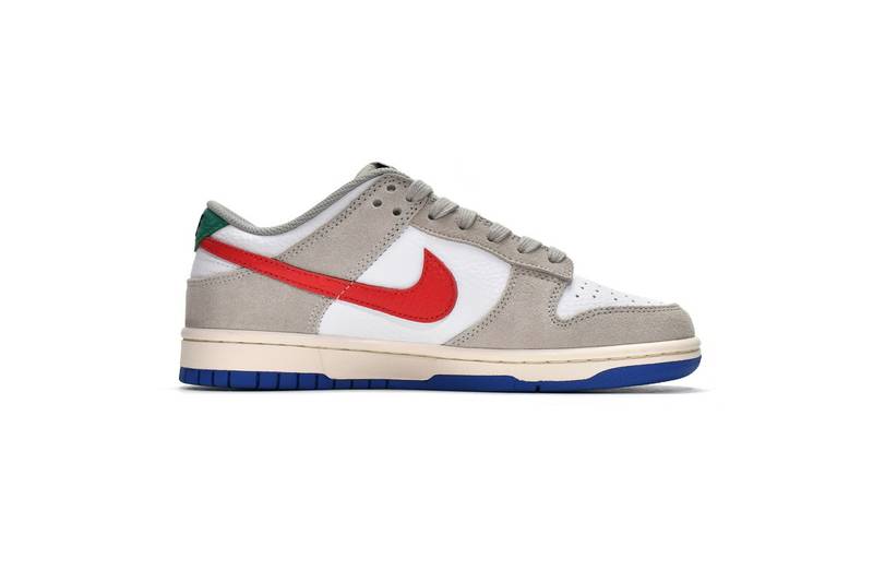 Nike Dunk Low Light Iron Ore Red Blue