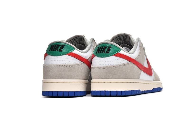 Nike Dunk Low Light Iron Ore Red Blue