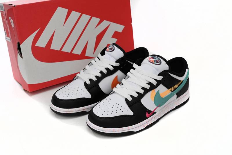 Nike Dunk Low Multiple Swooshes White Washed Teal