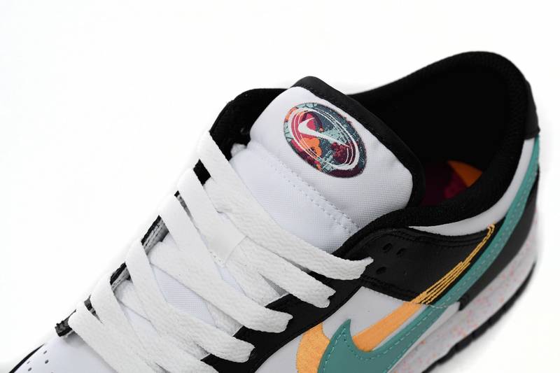 Nike Dunk Low Multiple Swooshes White Washed Teal