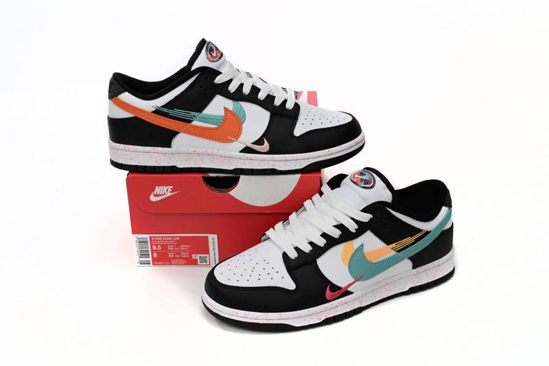 Nike Dunk Low Multiple Swooshes White Washed Teal