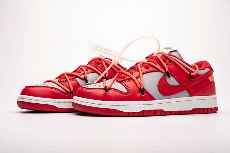 Nike Dunk Low OFF-White University Red
