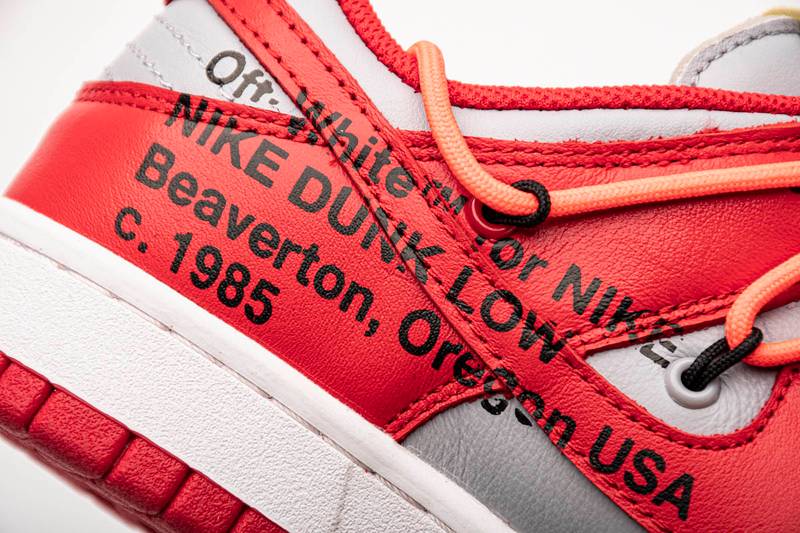 Nike Dunk Low OFF-White University Red