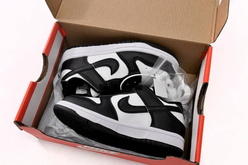 Nike Dunk Low Retro White Black Panda(Kids)