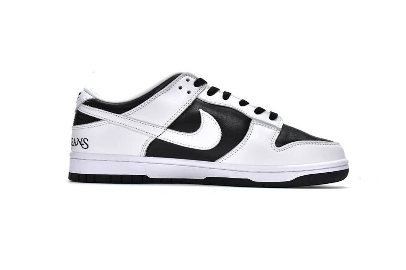 nike dunk low S*p*e black white