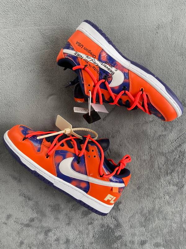 Nike Off White x Futura x Dunk Low SB UNC