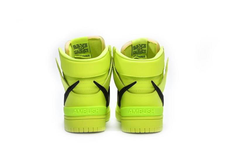 Nike SB Dunk High AMBUSH Flash Lime​