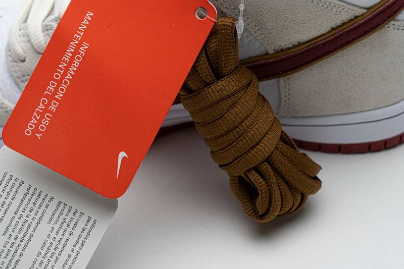 Nike SB Dunk High Sail Bright Crimson