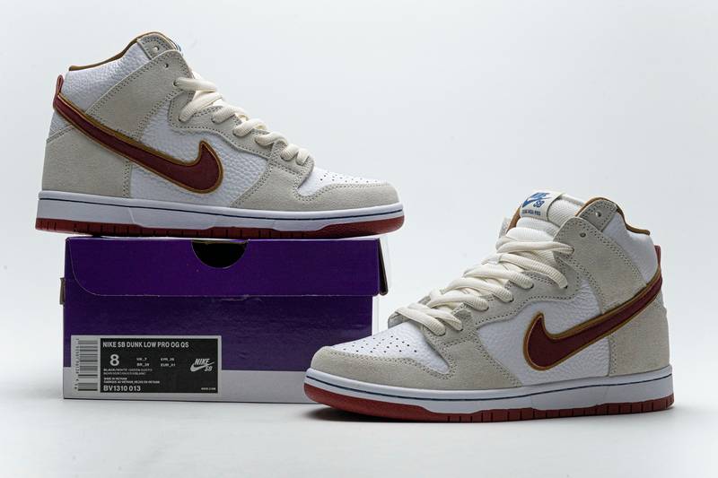 Nike SB Dunk High Sail Bright Crimson