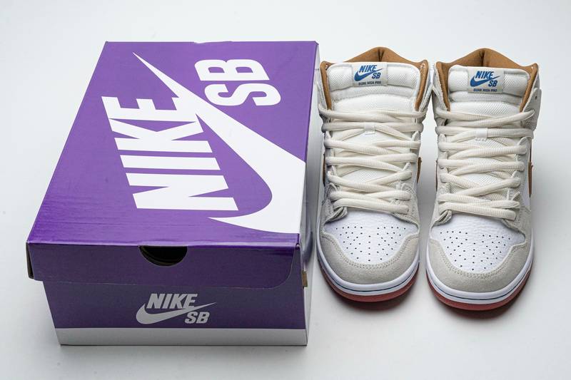 Nike SB Dunk High Sail Bright Crimson