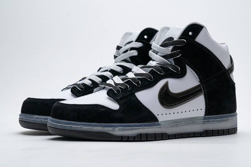 Nike SB Dunk High Slam Jam White Black