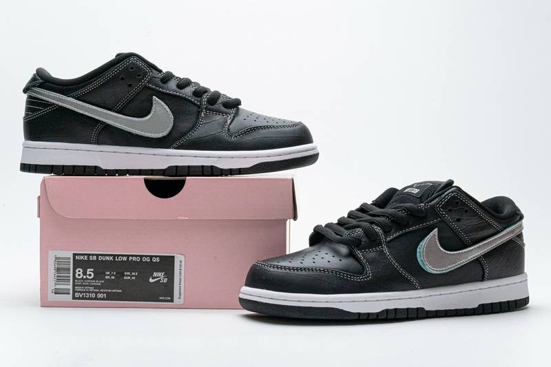 nike sb dunk low diamond S*pply co black diamond