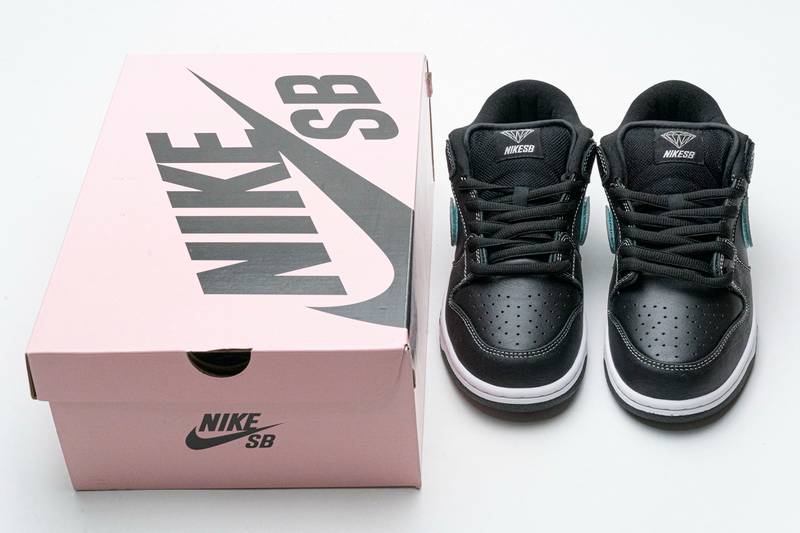 nike sb dunk low diamond S*pply co black diamond