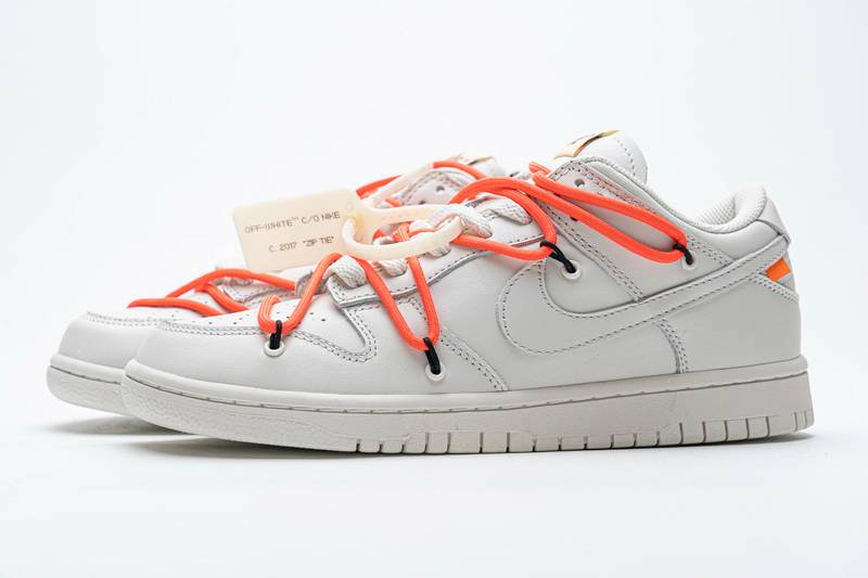 Nike SB Dunk Low OFF-White White Black Orange