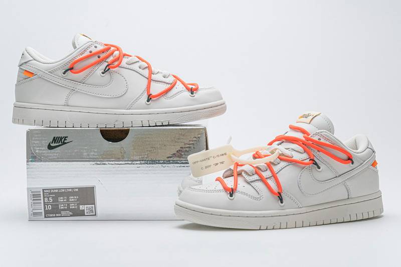 Nike SB Dunk Low OFF-White White Black Orange