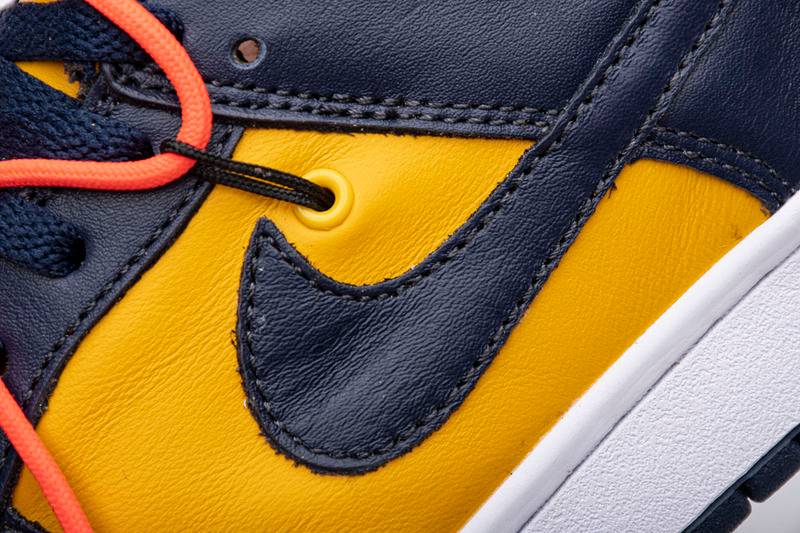 Nike SB Dunk Low Off-White White Michigan