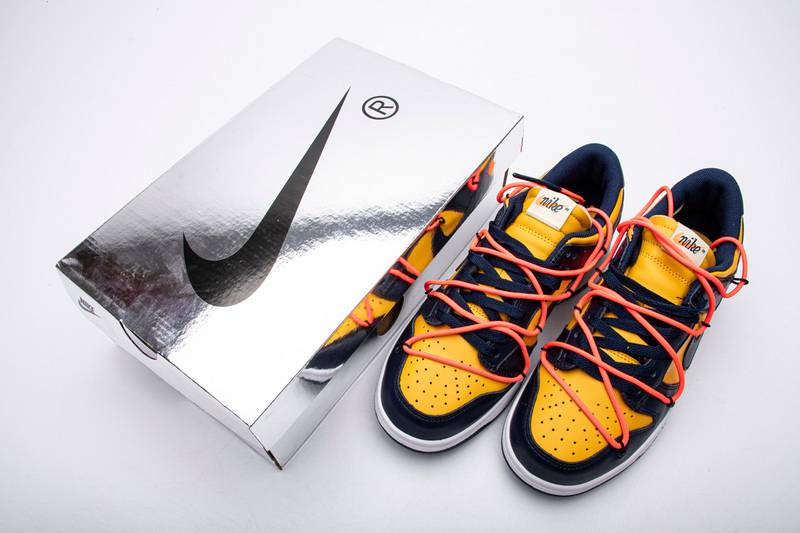 Nike SB Dunk Low Off-White White Michigan