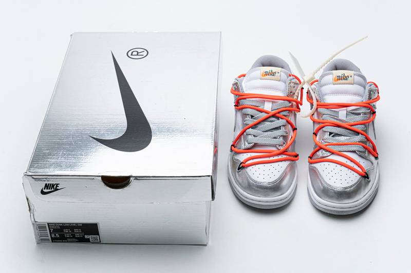 Nike SB Dunk Low Silver White