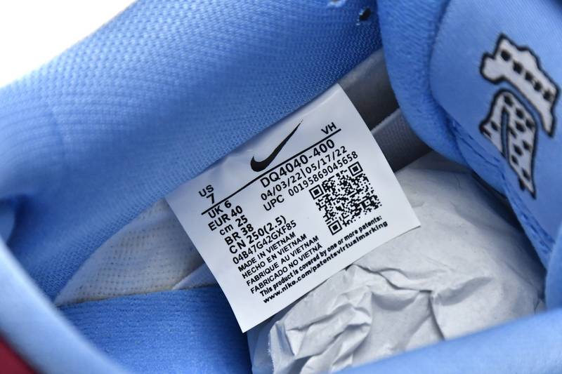 Nike SB Dunk Low Valour Blue Team Maroon