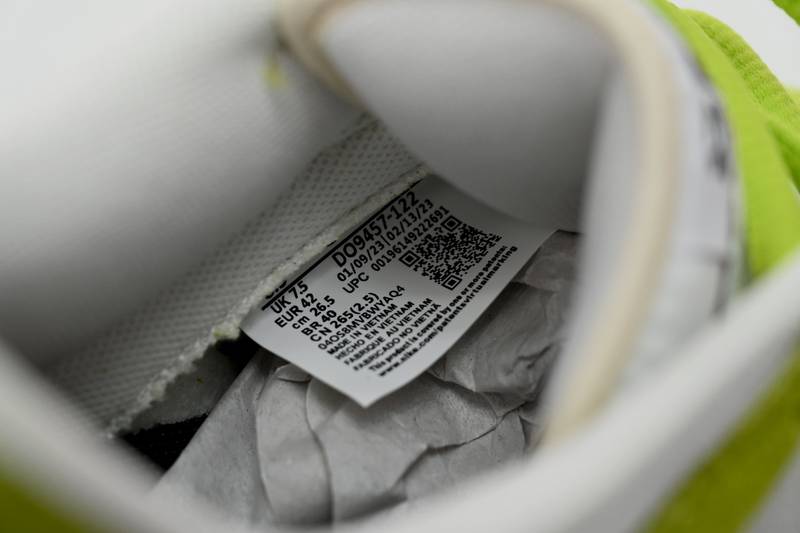 Nk SB Dunk Low “85” Gray Green Apple Double Hook