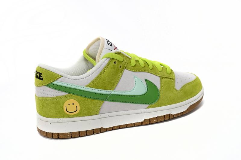 Nk SB Dunk Low “85” Gray Green Apple Double Hook
