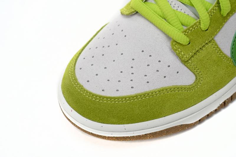 Nk SB Dunk Low “85” Gray Green Apple Double Hook