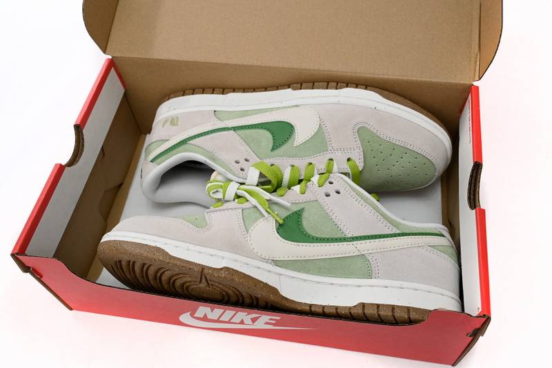 Nk SB Dunk Low “85” Gray White Green