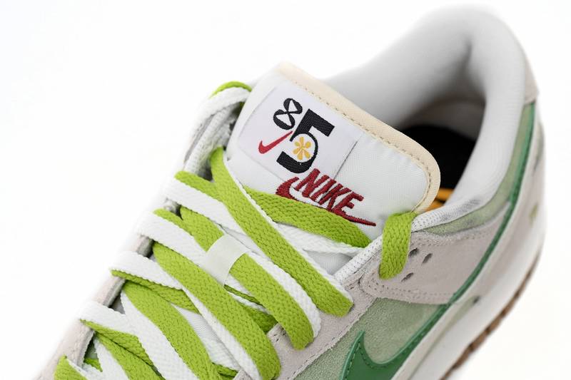 Nk SB Dunk Low “85” Gray White Green