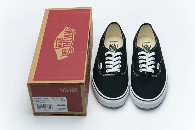 Vans Authentic Black White