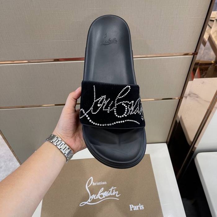 CHRIS_TIAN LOU_BOUTIN SLIPPERS