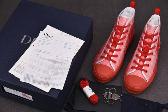 D10R B23 Oblique High Top Sneaker