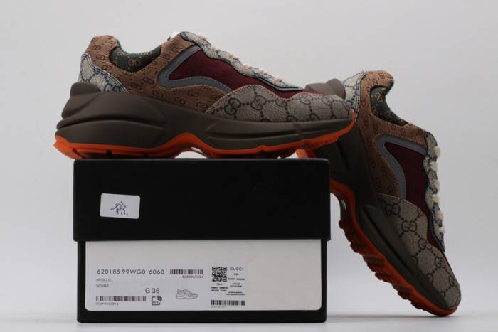 GUCC Rhyton Vintage Trainer Sneaker 620185 99WG0 6060