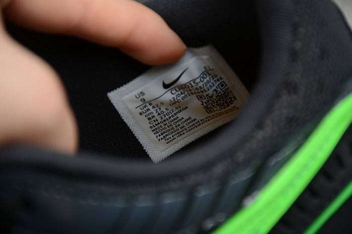 00F NIKE AIR RUBBER DUNK “”GREEN STRIKE“ CU6015-001