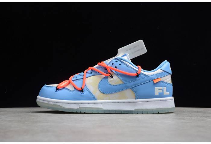 00F X NIKE DUNK LOW WHITE BLUE CT0856-403
