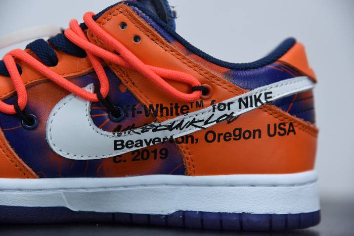 00F x Nike SB Dunk Low Orange Perple White CT0856-801