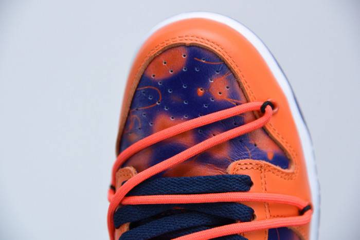 00F x Nike SB Dunk Low Orange Perple White CT0856-801