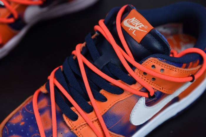 00F x Nike SB Dunk Low Orange Perple White CT0856-801