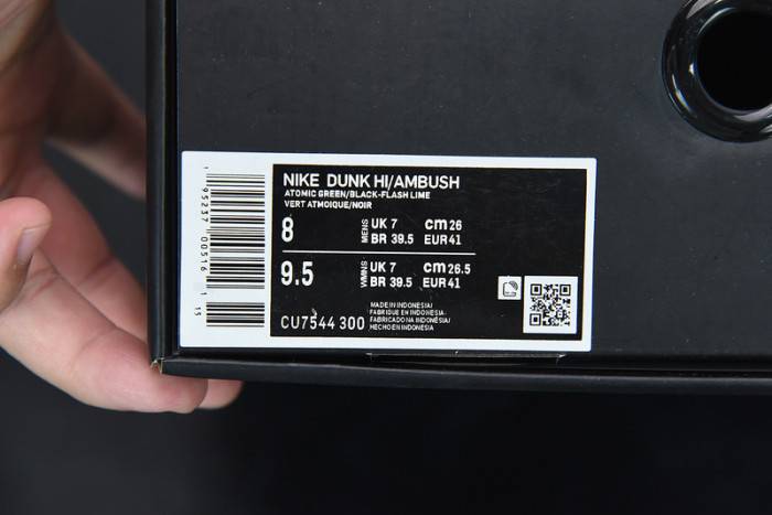 AMBUSH x Dunk High ‘Flash Lime’ – Nike – CU7544-300