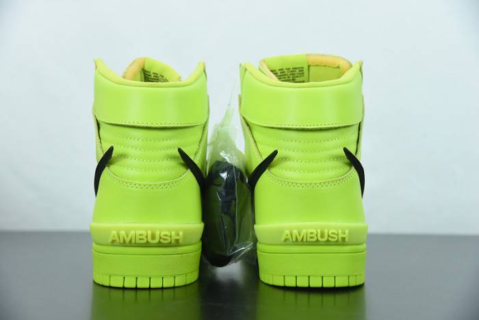 AMBUSH x Dunk High ‘Flash Lime’ – Nike – CU7544-300