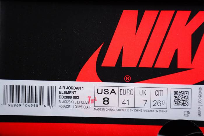 Air Jordan 1 High Element Gore-tex ‘black Olive’ DB2889-003