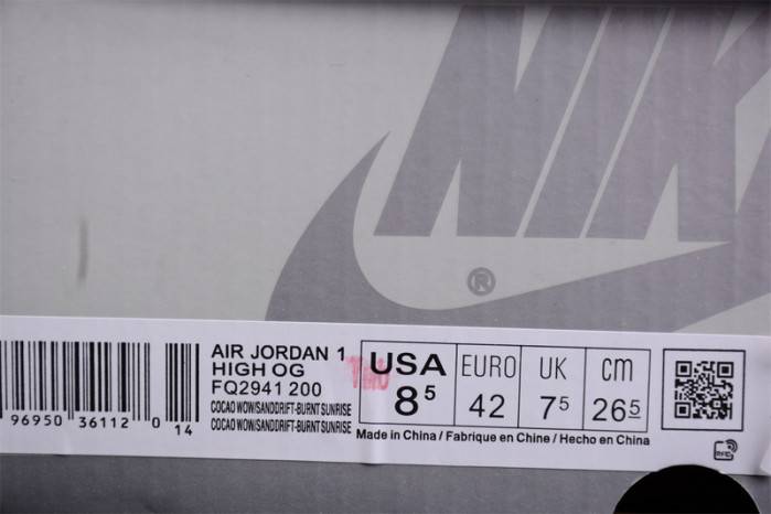 Air Jordan 1 High OG WMNS “Cacao Wow” FQ2941-200