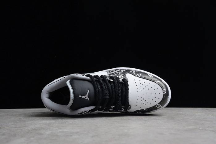 Air Jordan 1 Low Black Medium Grey 553558-040