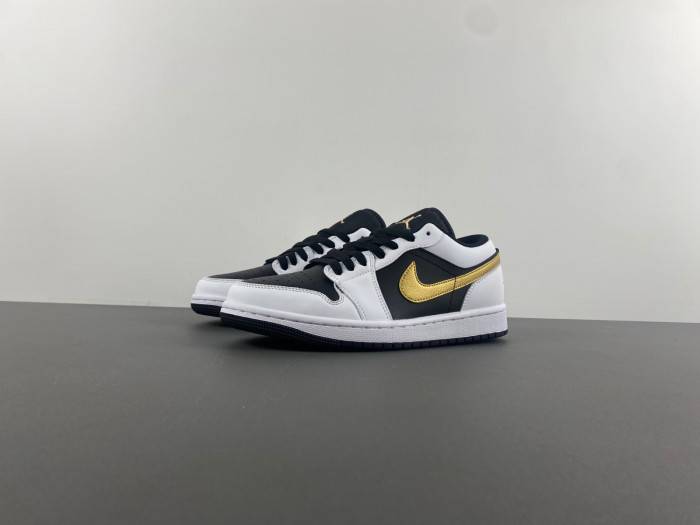 Air Jordan 1 Low “Gold Swoosh” 553558-172