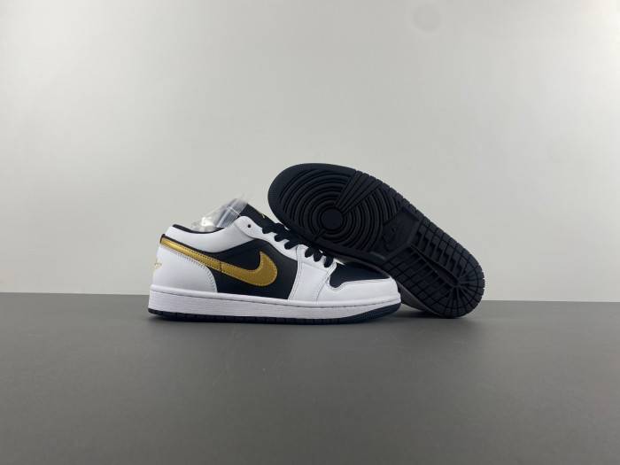 Air Jordan 1 Low “Gold Swoosh” 553558-172
