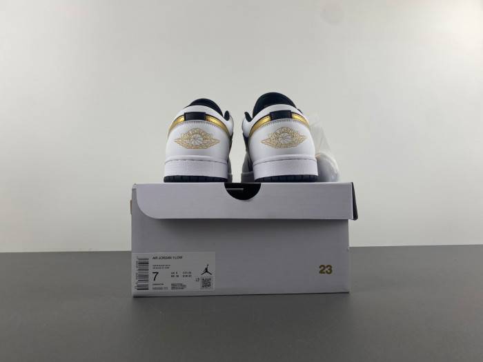 Air Jordan 1 Low “Gold Swoosh” 553558-172